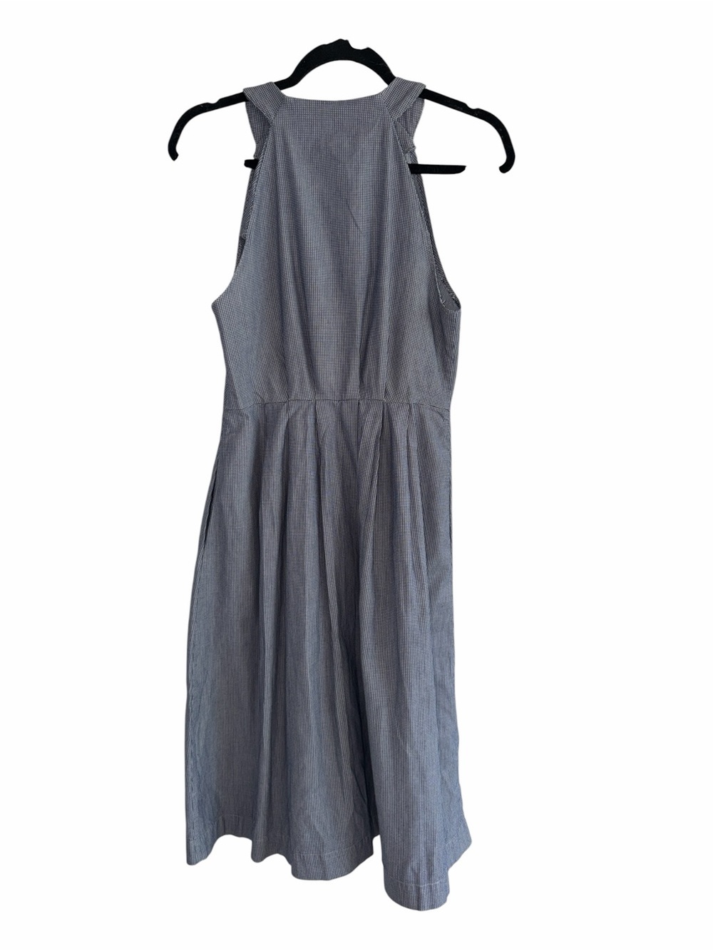 Gal Meets Glam Gingham Button-Front Sleeveless Midi Dress size 4 - Picture 4 of 10